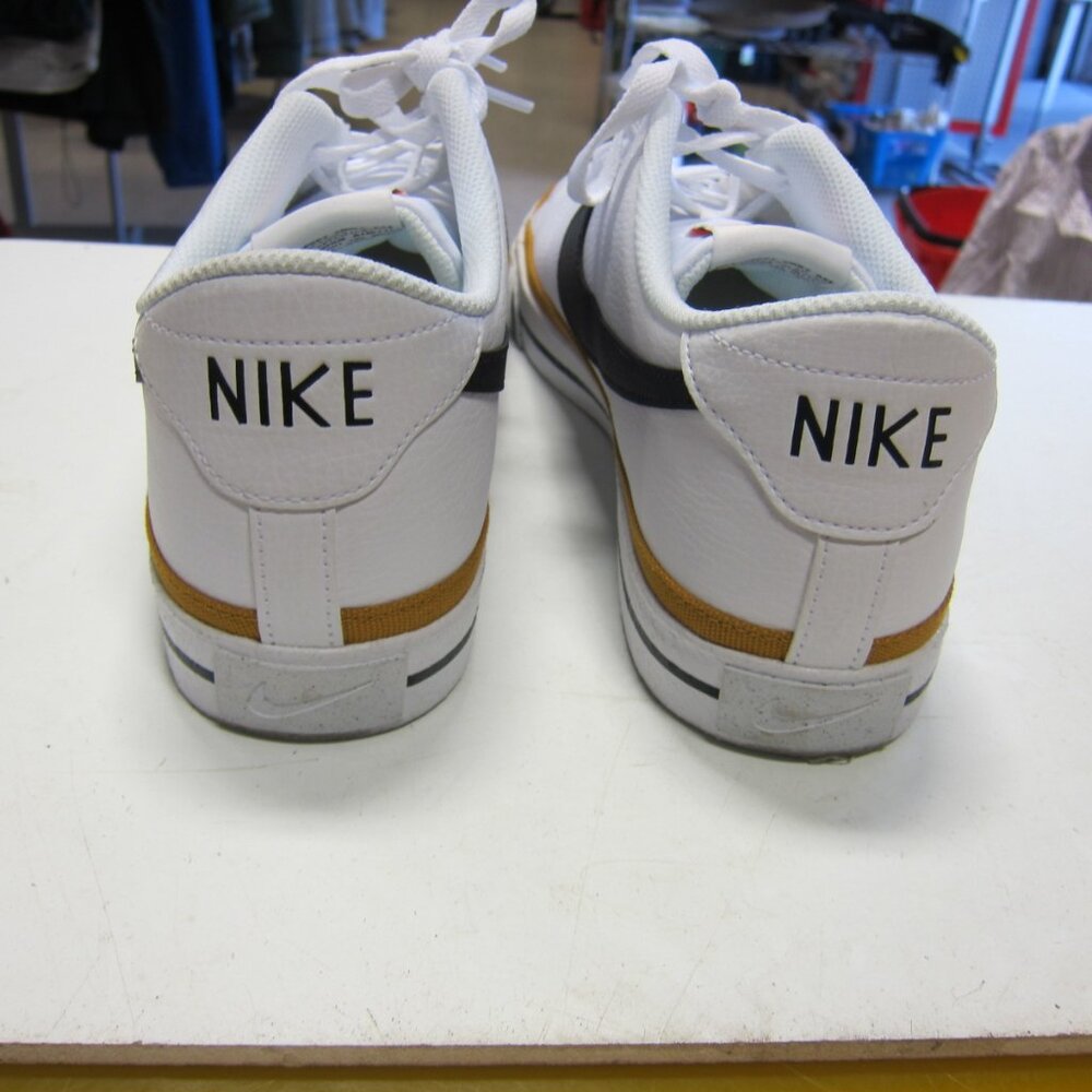 Nike Court Legacy Men's 12.5 White/Desert Ochre/Black Shoe's DH3162-100 - Picture 5 of 9